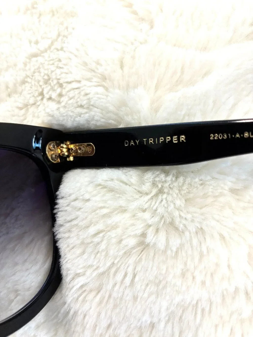Dita DAY TRIPPER 22031-A Black/Gold Frame Sunglasses Grey Lens 55-20-145